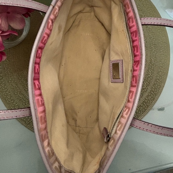 Authentic Fendi Pink and Lilac Ombre Tote Shoulder Bag - Picture 6 of 14